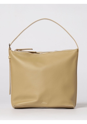 Shoulder Bag A. P.C. Woman color Beige