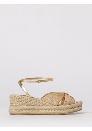 Heeled Sandal JIMMY CHOO Woman color Gold