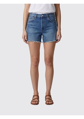 Shorts AGOLDE Woman color Blue