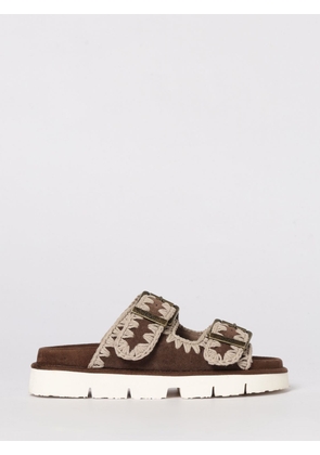 Heeled Sandal MOU Woman color Brown