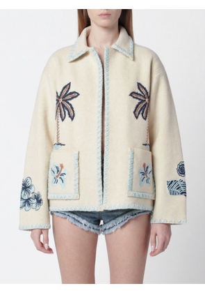 Coat ALANUI Woman color Beige