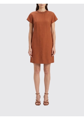 Dress BRUNELLO CUCINELLI Woman color Brick Red