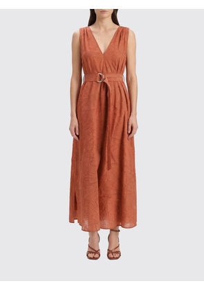 Dress BRUNELLO CUCINELLI Woman color Orange