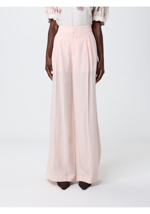 Pants TWINSET Woman color Pink