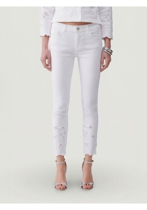 Jeans LIU JO Woman color White