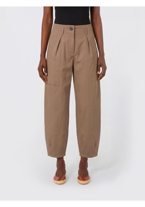 Pants MAX MARA Woman color Nude