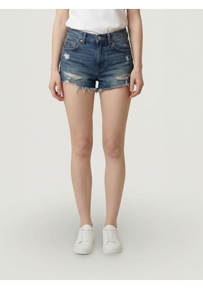 Shorts TOMMY JEANS Woman color Denim