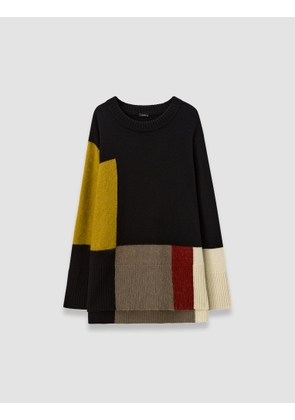 Overlay Merino Wool Jumper - M