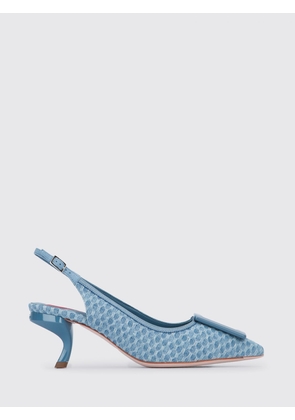 Pump ROGER VIVIER Woman color Gnawed Blue