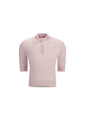 Max Mara Multicolor Silk Shortsleeve Shirt - L