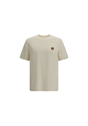 Maison Kitsuné Beige Cotton T-Shirt - L