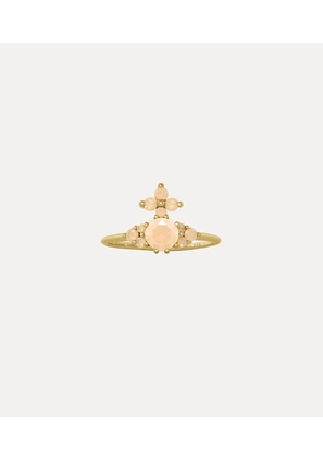 Vivienne Westwood Feodorita Ring Gold-milky-amber-cz Gold-milky-amber-cz Unisex