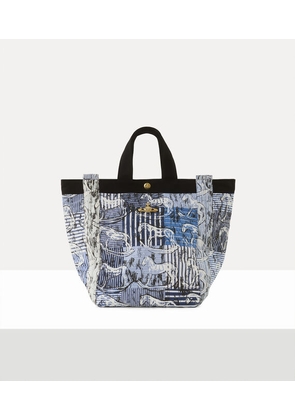 Vivienne Westwood Runner Medium Holdall Shirting Blue-rocking-horse