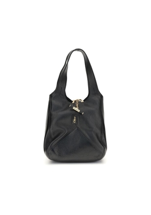 Chloé Black Buffalo Leather Shoulder Bag