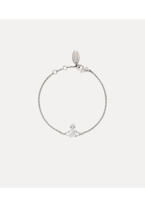 Vivienne Westwood Reina Small Bracelet Silver Cubic Zirconia Women