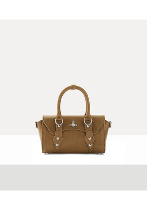 Vivienne Westwood Bettina Mini Crossbody Shiny Veget Tanned Oyster-grey