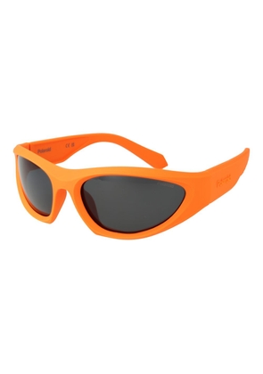 Polaroid Orange Plastic Sunglasses