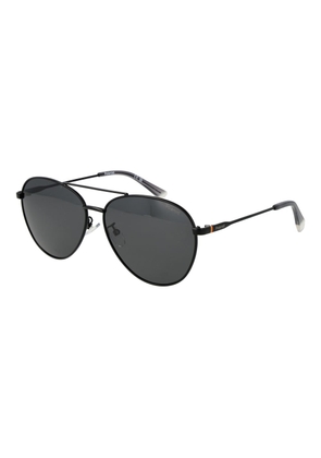 Polaroid Black Metal Sunglasses