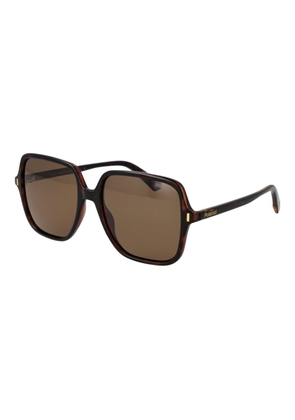 Polaroid Brown Plastic Sunglasses