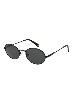 Polaroid Black Metal Sunglasses