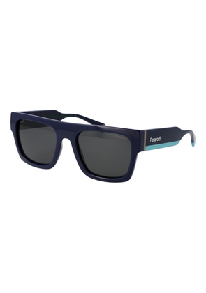 Polaroid Blue Plastic Sunglasses