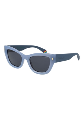 Polaroid Blue Plastic Sunglasses