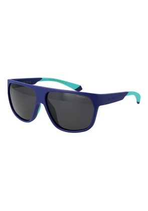 Polaroid Blue Plastic Sunglasses