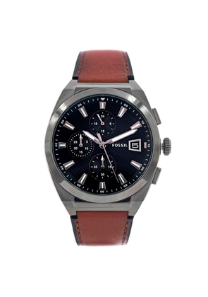 Fossil Brown Leather Dress Watch
