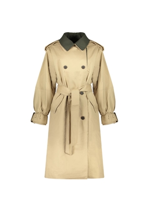 Desigual Beige Cotton Women's Trench Coat - L