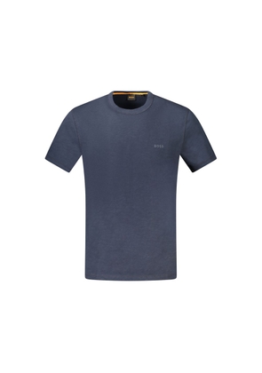 Blue Cotton T-Shirt - S