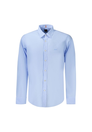 Hugo Boss Azzurro Cotton Men Shirt - S