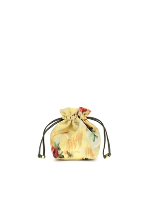 Ganni Bicolor Recycled Cotton Wallet