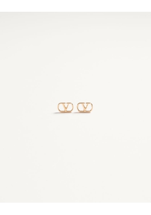 Valentino Garavani Vlogo Signature Metal Earrings Woman GOLD UNI
