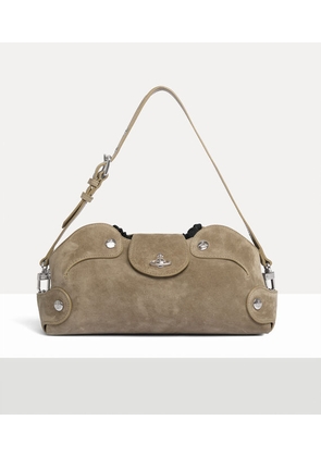 Vivienne Westwood Wilma Clutch Leather Stone