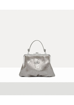 Vivienne Westwood Granny Frame Purse Python-effect Emboss Iron