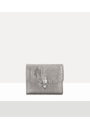 Vivienne Westwood Orb Clasp Wallet Python-effect Emboss Iron One Size Women