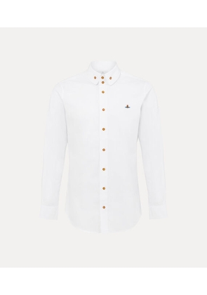 Vivienne Westwood Two Button Krall Shirt Compact Poplin White 48 Men