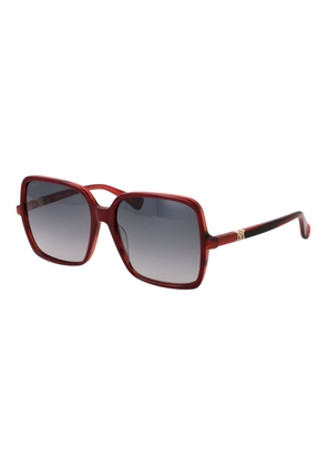 Max Mara Burgundy Acetate Sunglasses