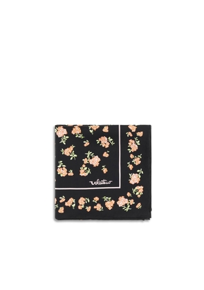 Valentino Garavani Black Silk Scarf