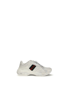 Gucci White Calf Leather Bos Taurus Athletic Sneakers - EU43/US10
