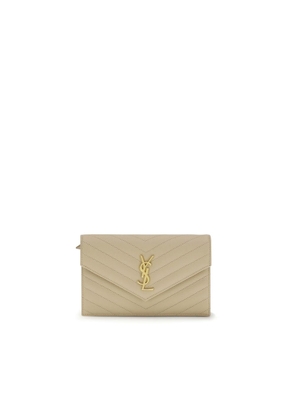 Saint Laurent Beige Calf Leather Bos Taurus Shoulder Bag