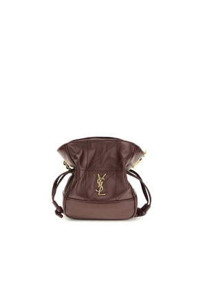 Saint Laurent Bordeaux Lamb Ovis Aries Aries Shoulder Bag