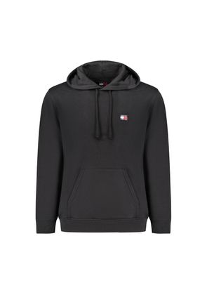 Tommy Hilfiger Black Cotton Men's Hoodie - M