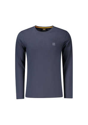 Hugo Boss Blue Cotton T-Shirt - L