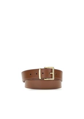 Miu Miu Brown Calf Leather Bos Taurus Regular Belt - 75 cm / 30 Inches