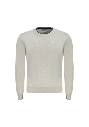 North Sails Grigio Cotton Mens Sweater - XS