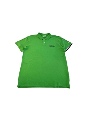 Iceberg Green Cotton Men Polo Shirt - XL