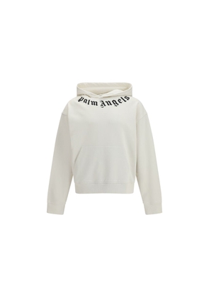 Palm Angels White Cotton Sweatshirt - L