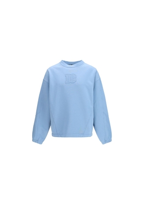 Dolce & Gabbana Blue Cotton Sweatshirt - S