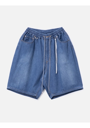 Wide Easy Denim Shorts